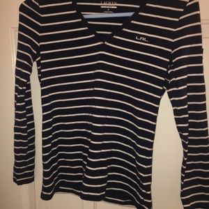 Ralph Polo long sleeve shirt-dark blue
